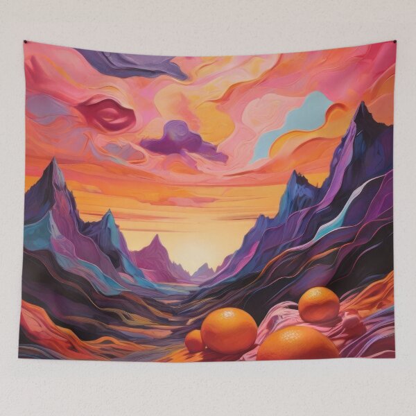 Item preview, Ephemeral Odyssey: A Psychedelic Tapestry of Exploration designed and sold by PING 999 STUDIO.