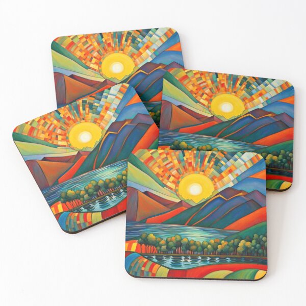 Item preview, Dawn over fjord 3 designed and sold by George Hutton Hunter.