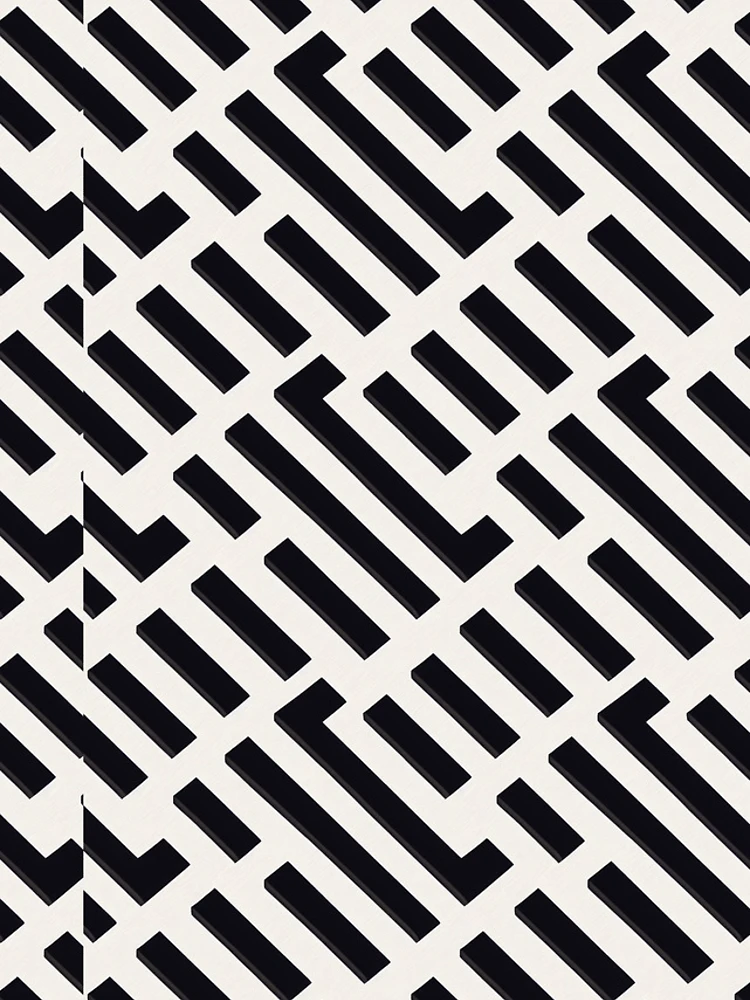 Thumbnail 4 of 4, iPhone Case, Line Tile pattern designed and sold by DestoPattern.