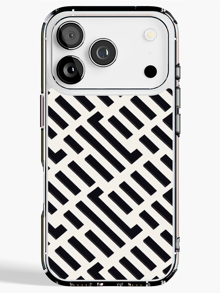 Thumbnail 1 of 5, iPhone Case, Line Tile pattern designed and sold by DestoPattern.