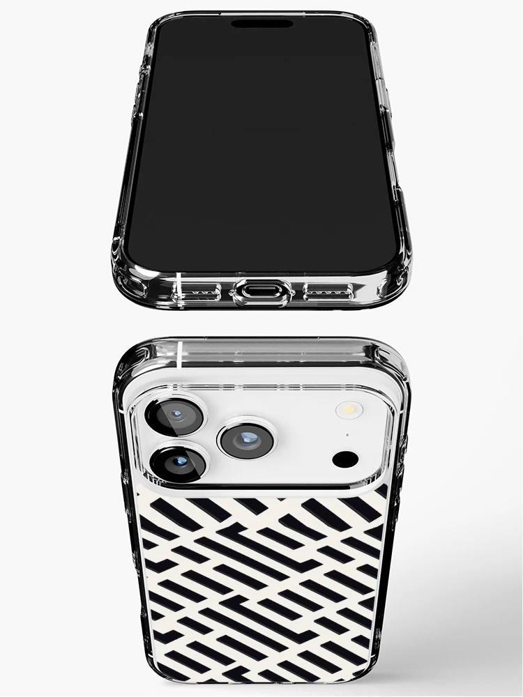 Thumbnail 3 of 5, iPhone Case, Line Tile pattern designed and sold by DestoPattern.