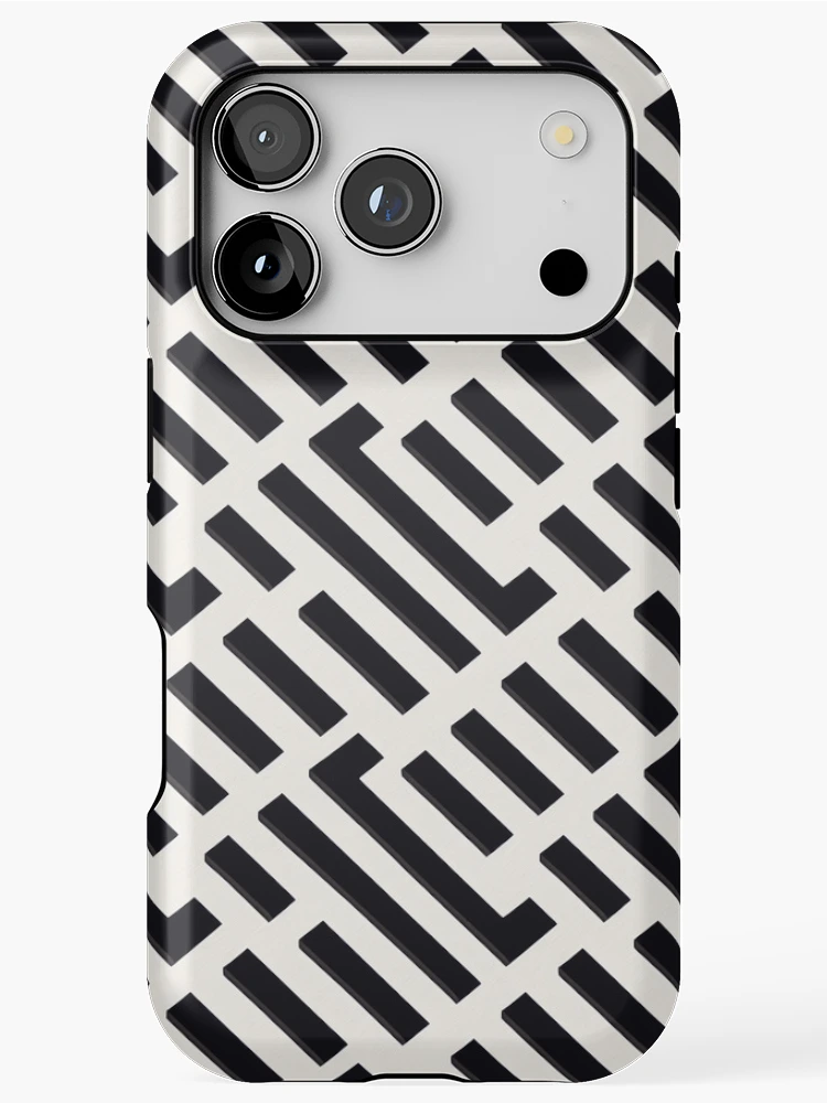 Thumbnail 1 of 4, iPhone Case, Line Tile pattern designed and sold by DestoPattern.