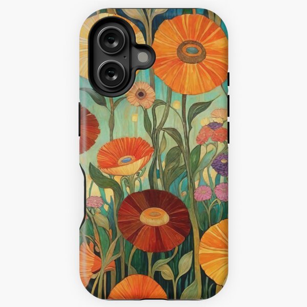 Aperçu de l'œuvre Fleurs de Gustav Klimt créée et vendue par maniacfitness.