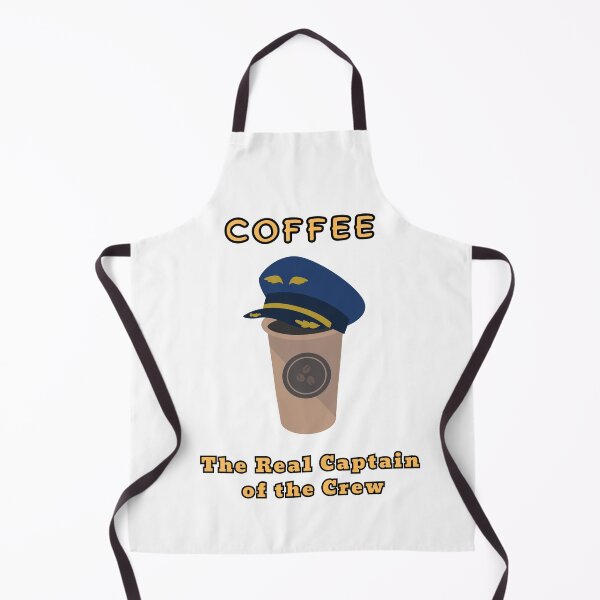 Item preview, Coffe The Real Captain of the Crew designed and sold by PurrfectJourney.