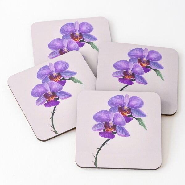 Item preview, Purple Orchid Flower designed and sold by Goddess-Arts.