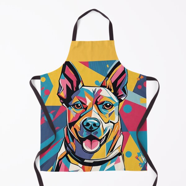 Item preview, Geometric Joy: A Vibrant Display of Dog Smiles with Contrasting Colors and Shapes 2 designed and sold by PatternXS.
