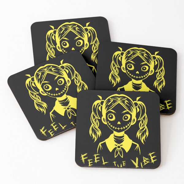 Item preview, Yellow doll  of feel the vibe  designed and sold by coyoteink.