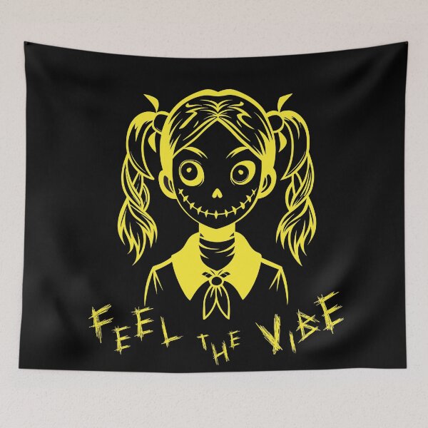 Item preview, Yellow doll  of feel the vibe  designed and sold by coyoteink.
