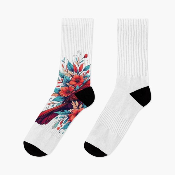 Item preview, Beautiful red cardinal with various colorful flowers and leaves designed and sold by Marcoshop10.