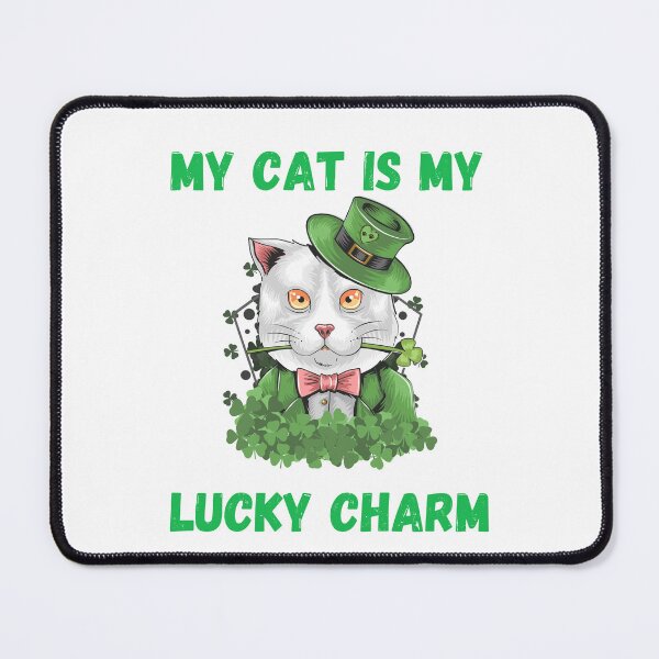 Item preview, My cat is my lucky charm designed and sold by Creativedsigna.