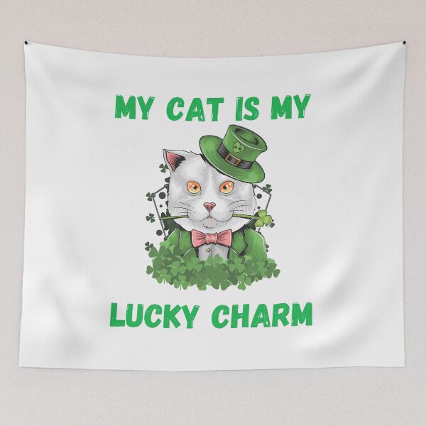 Item preview,  My cat is my lucky charm designed and sold by Creativedsigna.