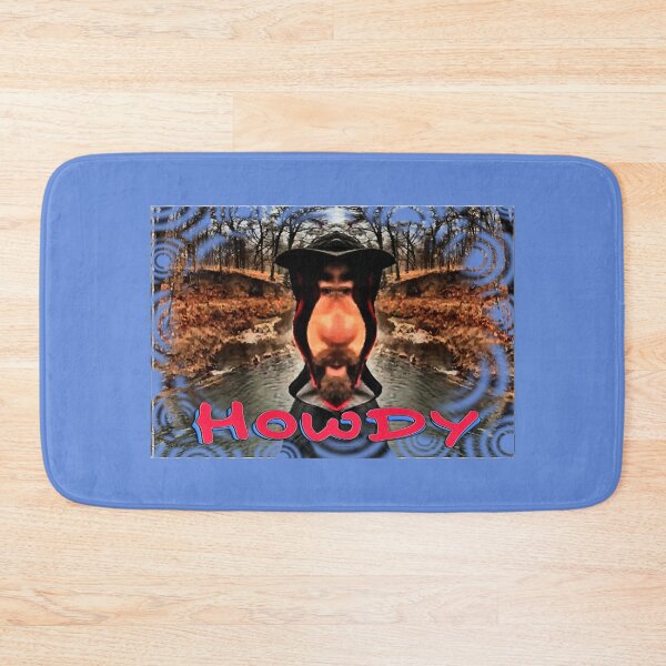 Item preview, Bearded Character by the Stream Says Howdy designed and sold by kristalcurt.