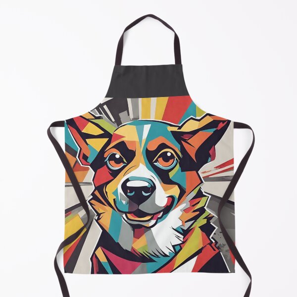 Item preview, Geometric Joy: A Vibrant Display of Dog Smiles with Contrasting Colors and Shapes 3 designed and sold by PatternXS.