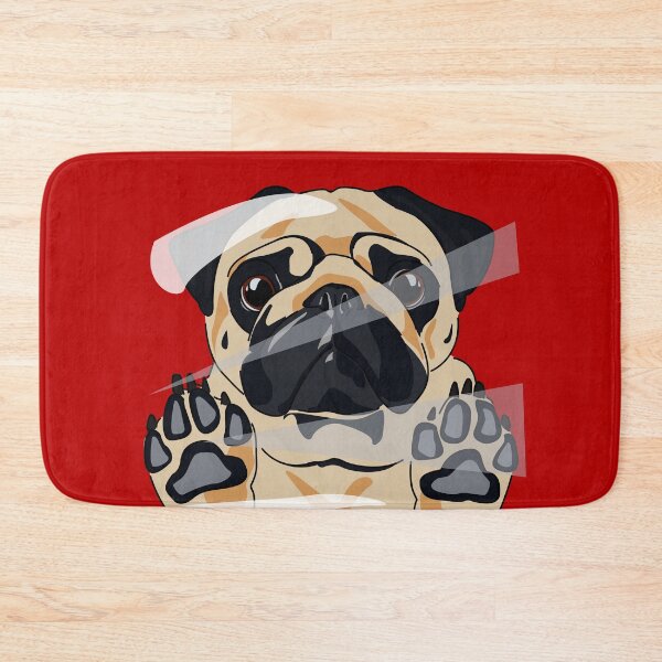Item preview, Pawsitively Playful Pug designed and sold by Fun Funky Designs.