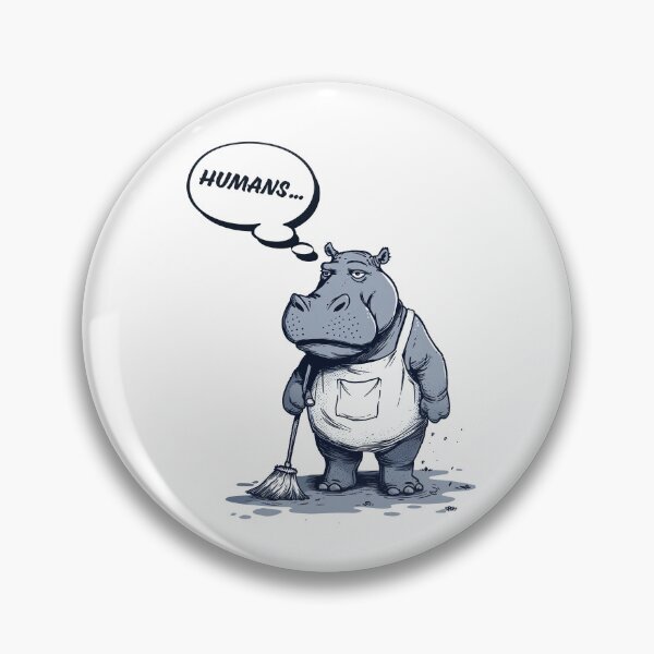 Item preview, Hippo-thetical Musings of a Janitorial Giant designed and sold by flamini.