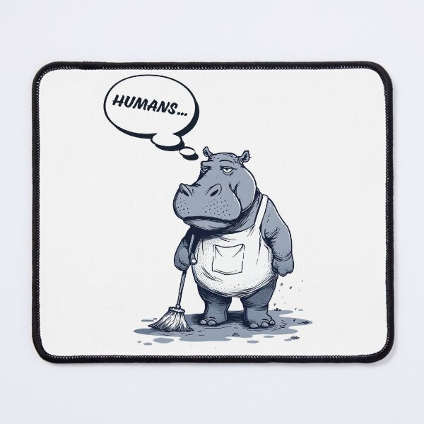 Item preview, Hippo-thetical Musings of a Janitorial Giant designed and sold by flamini.