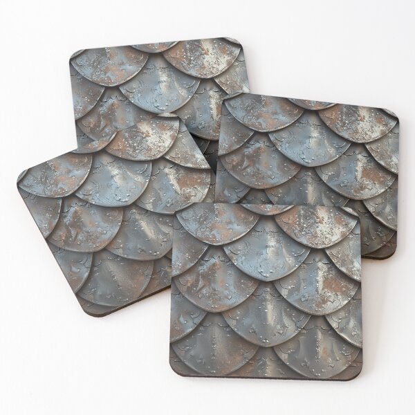 Item preview, Rustic Metal Scale Armor Pattern designed and sold by Reichcorp.