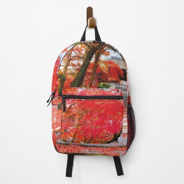Item preview, Autumn red in Kyoto, Bishamon-do temple designed and sold by skalihm.