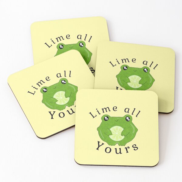 Item preview, Frog friends -lime  designed and sold by Healinghuesart.