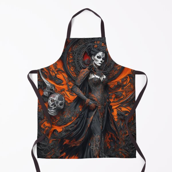Item preview, Elegant gorgeous La Calavera Catrina, Lady of the afterlife, the Elegant Skull designed and sold by Fantasymachine.