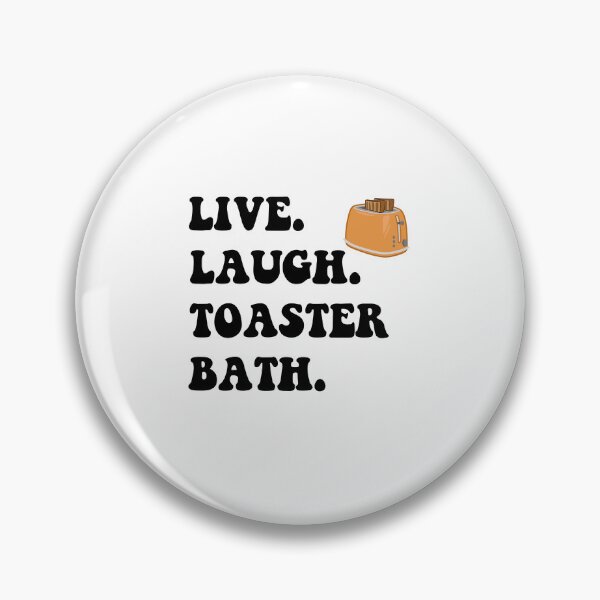 Item preview, Live Laugh Toaster Bath Playful Bathroom Funny Life designed and sold by SakuraPxl.