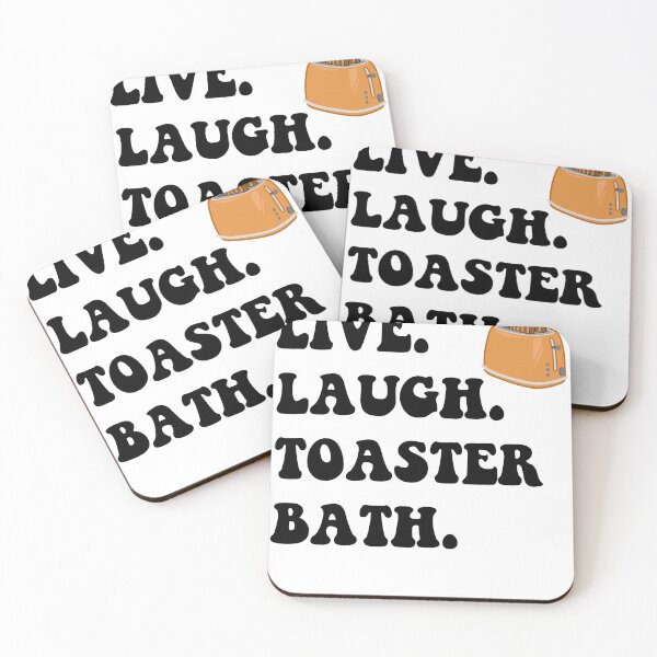 Item preview, Live Laugh Toaster Bath Playful Bathroom Funny Life designed and sold by SakuraPxl.