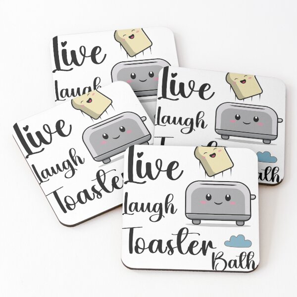 Item preview,  Live Laugh Toaster Bath Playful Bathroom Funny Life designed and sold by SakuraPxl.