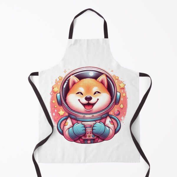 Item preview, "Happy Shiba Inu Astronaut: Exploring the Cosmos" designed and sold by Pearlsiwa.