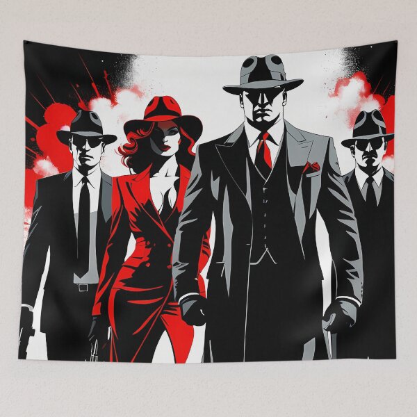 Item preview, Mafia in the Shadows: Digital Art Reveals Silenced Secrets designed and sold by Artedig.
