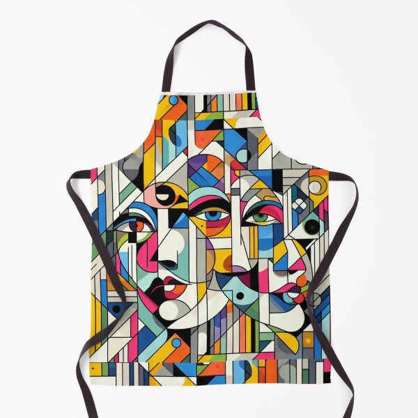 Artikelvorschau, Viele Gesichter. Eine abstrakte Variation basierend auf Picassos Werk. Kreativität, Kunstfertigkeit, künstlerische Kunst, Kunstkenner entworfen und verkauft von 2012DreamVision.