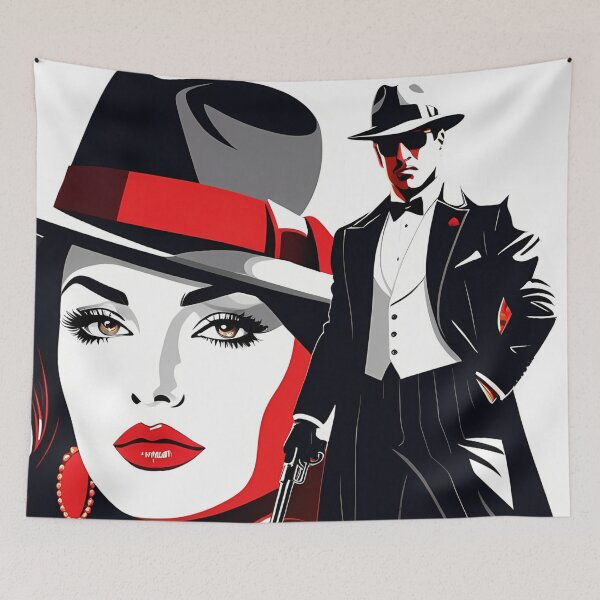 Item preview, Master Silhouettes: Mafia Through Digital Artistic Eyes designed and sold by Artedig.