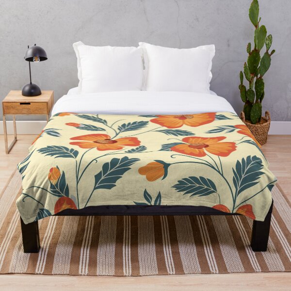 Aperçu de l'œuvre Fleurs Vintage - Motif De Fleurs Rétro créée et vendue par Dazzling Studio Art.