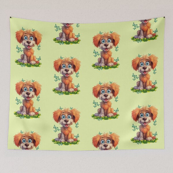 Item preview, Scruff the friendly dog looks surprised designed and sold by LoneAngel.