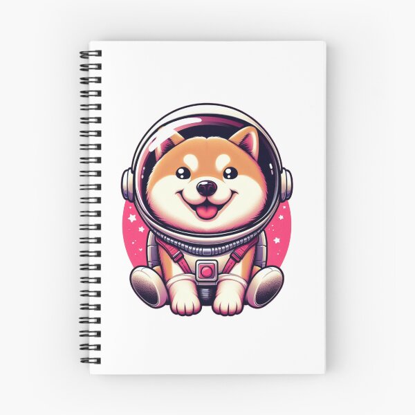 Item preview, "Happy Shiba Inu Astronaut: Exploring the Cosmos" designed and sold by Pearlsiwa.