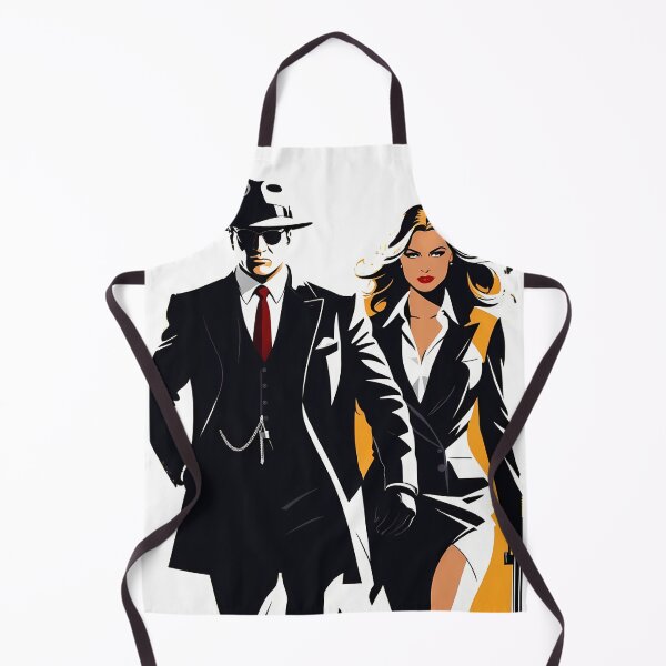 Item preview, Mafia in Monochrome: Digital Silhouettes Reveal Hidden Truths designed and sold by Artedig.