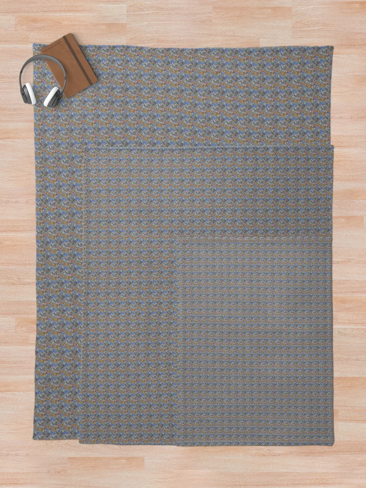 Thumbnail 5 of 6, Throw Blanket, Tile Pattern designed and sold by DestoPattern.