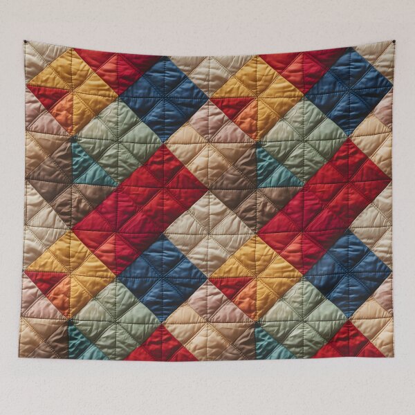 Item preview, Vintage Geometric Patchwork Pattern designed and sold by SecretDicer.