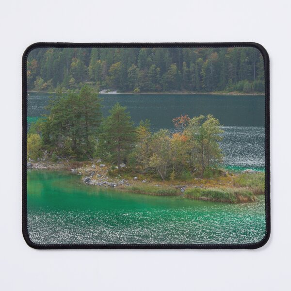 Item preview, Island in the Eibsee, Grainau, Werdenfelser Land, Upper Bavaria, Bavaria, Germany designed and sold by Torsten Krüger.