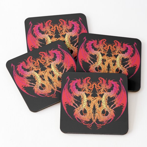 Item preview, DOUBLE RED DRAGONS designed and sold by Damyanoman_Art.