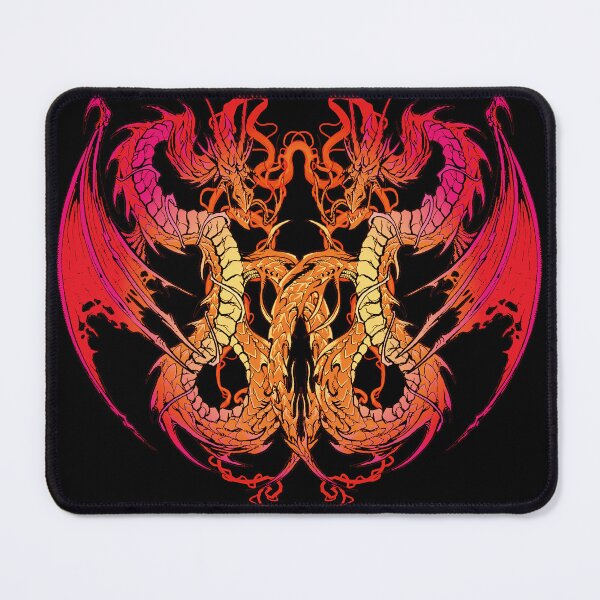 Item preview, DOUBLE RED DRAGONS designed and sold by Damyanoman_Art.