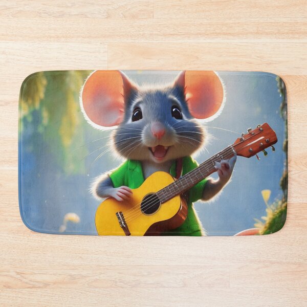 Item preview, Rat Playing Guitar designed and sold by Bunmigraphics .