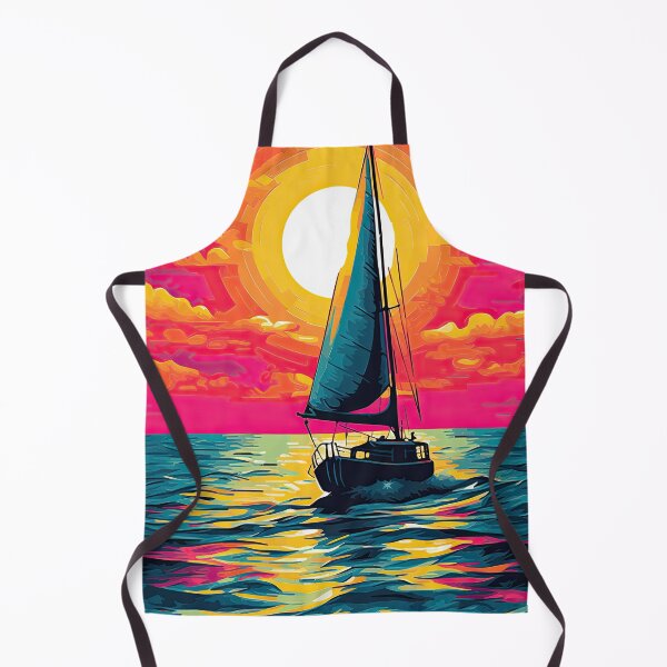 Item preview, Sailboat Pop Art Maritime designed and sold by ArtHouseNiklas.
