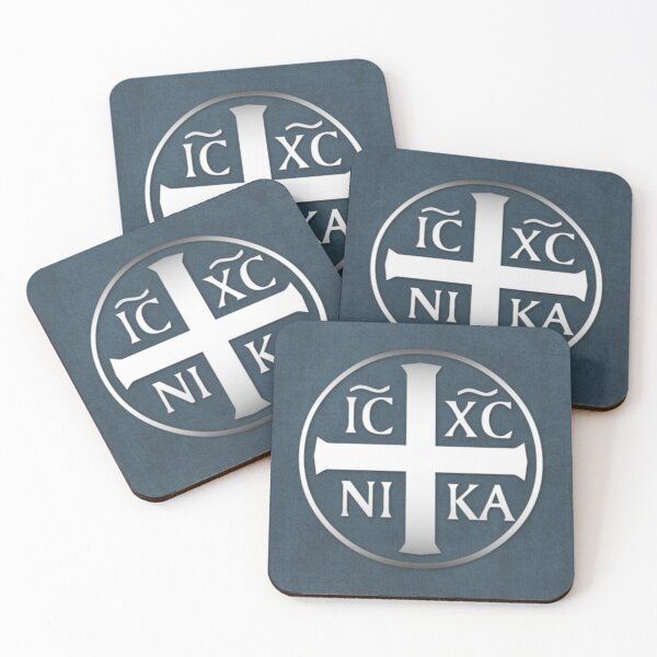 Item preview, ICXC NIKA Jesus Christ&Greek words designed and sold by swiftbinaries.