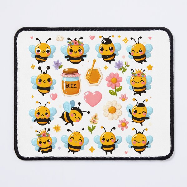 Item preview, Bee-utiful Buzz: Adorable Bees for Happy Tees designed and sold by JAMESAMORN.