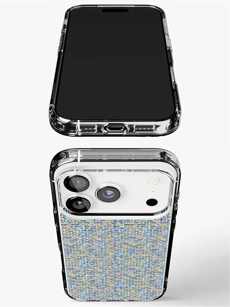 Thumbnail 3 of 5, iPhone Case, Colorful Brick Pattern designed and sold by DestoPattern.