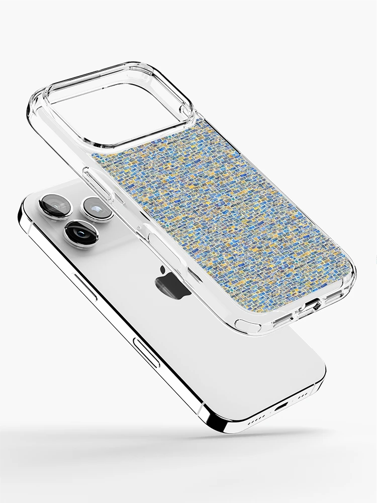 Thumbnail 2 of 5, iPhone Case, Colorful Brick Pattern designed and sold by DestoPattern.