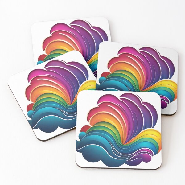 Item preview, Eye-catching Gradient Stickers (440) designed and sold by WASjourney.