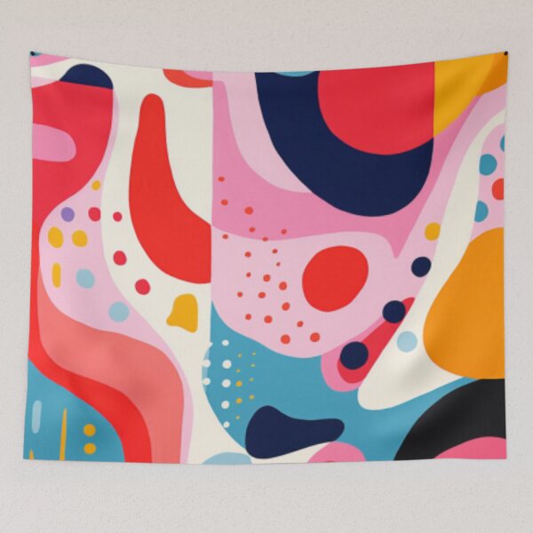 Item preview, Stephen Ormandy Inspired Pop culture Bold Colourful Eccentric Grafitti like Abstract Art. designed and sold by NortonArt.