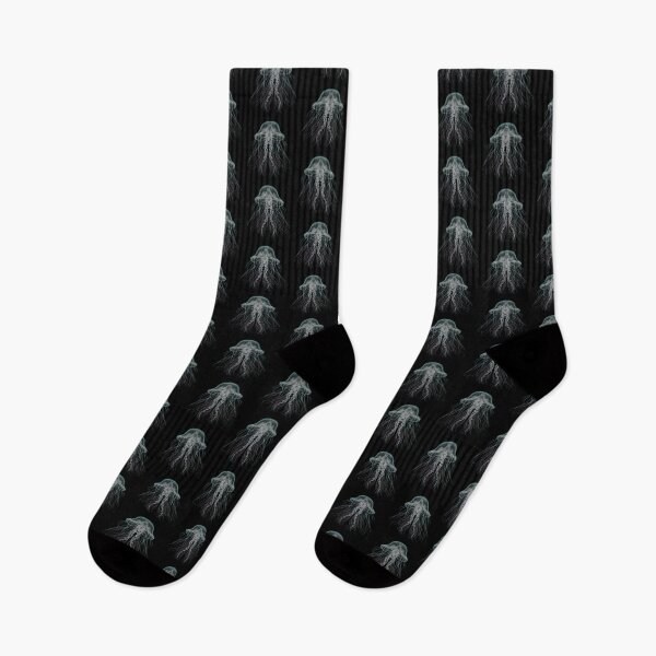 Item preview, Monochrome Jellyfish - Chromadrift designed and sold by Yogimeister.