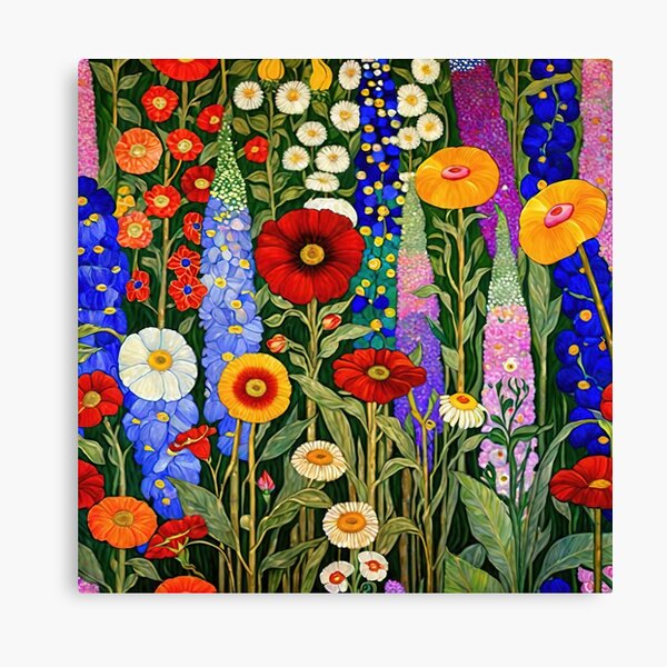 Item preview, Gustav Klimt Flower Garden designed and sold by maniacfitness.